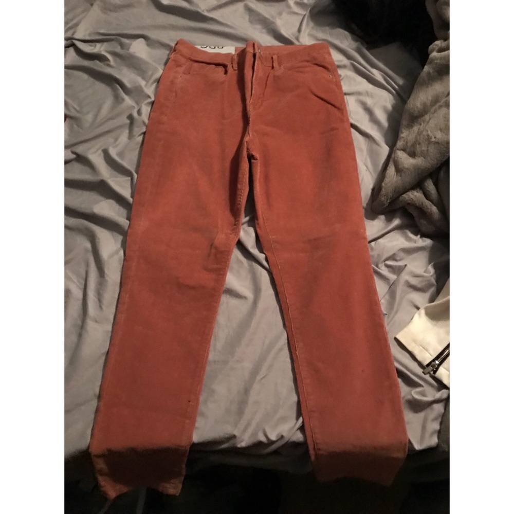 Corduroy peach pants